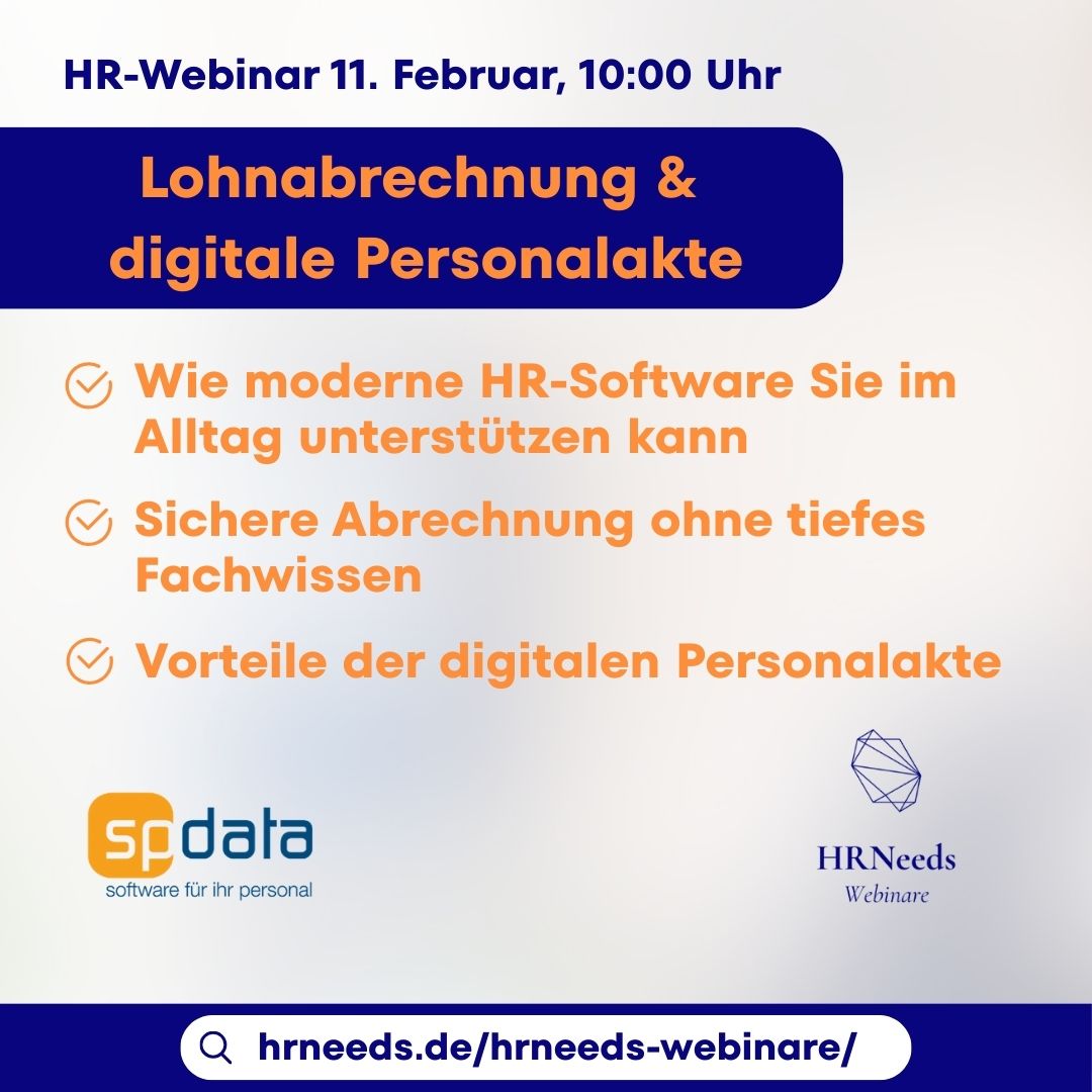 Lohnabrechnung & digitale Personalakte