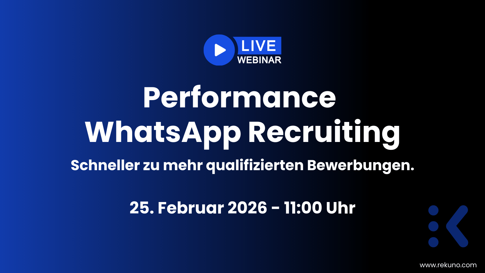 Performance WhatsApp Recruiting