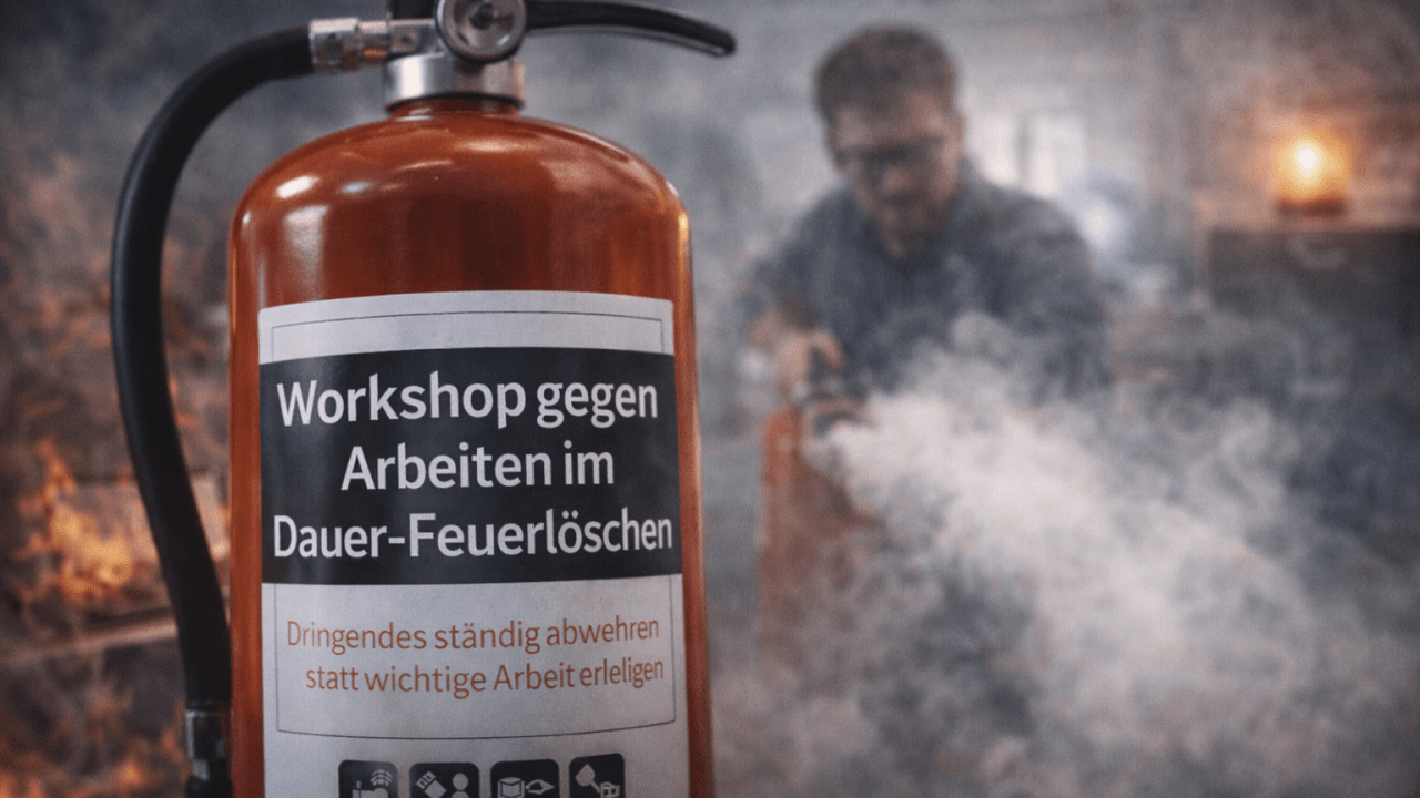 Workshop gegen Arbeiten im Dauer-Feuerlöschen
