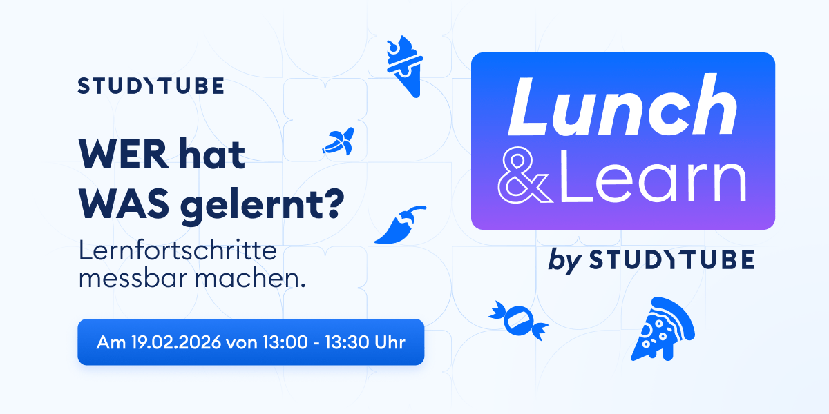 Lunch & Learn by STUDYTUBE: Lernfortschritt