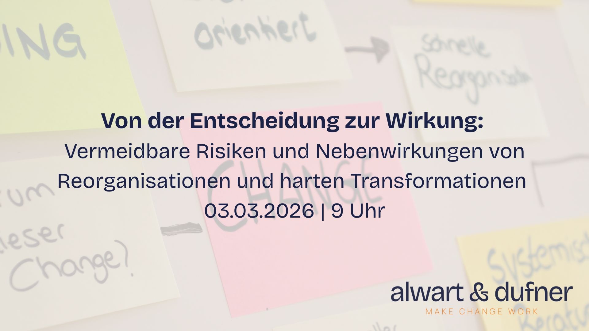 Von der Entscheidung zur Wirkung