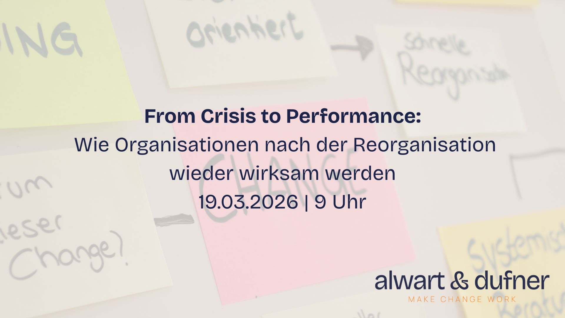 From Crisis to Performance