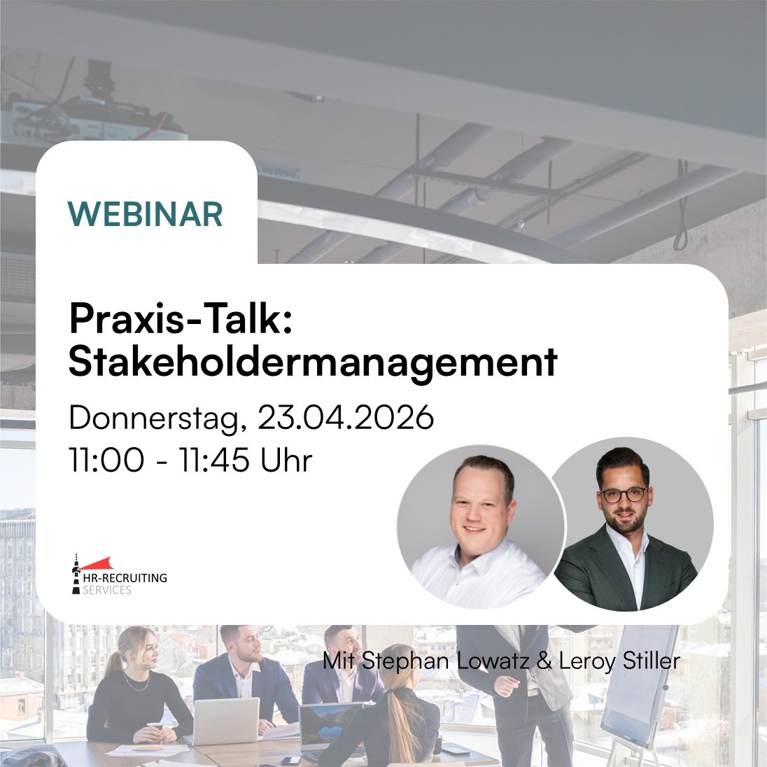 Praxis-Talk: Stakeholdermanagement