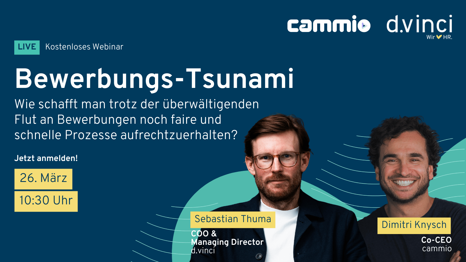 Partnertalk mit cammio: Bewerbungs-Tsunami
