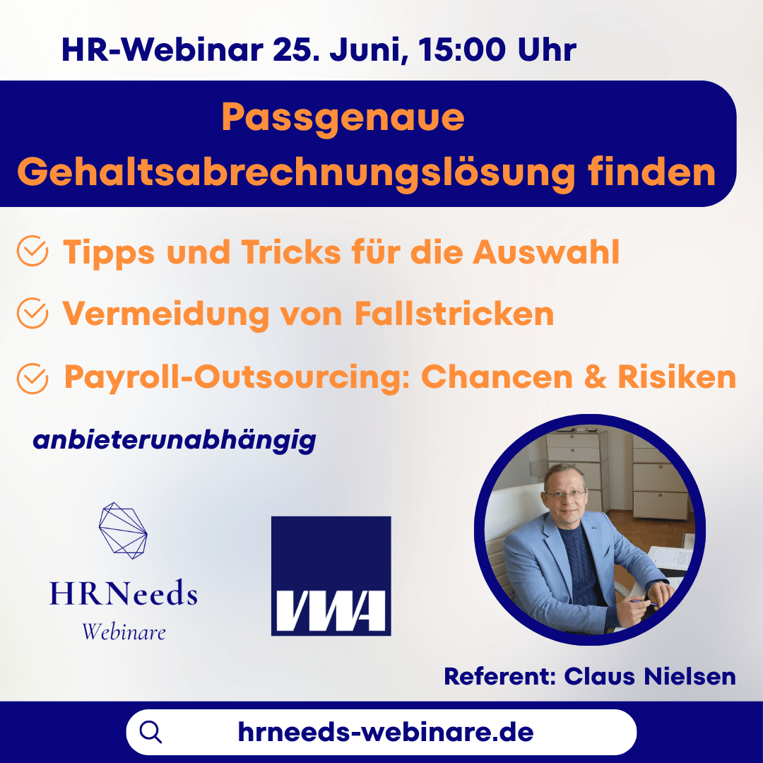 Passgenaue Gehaltsabrechnungslösung