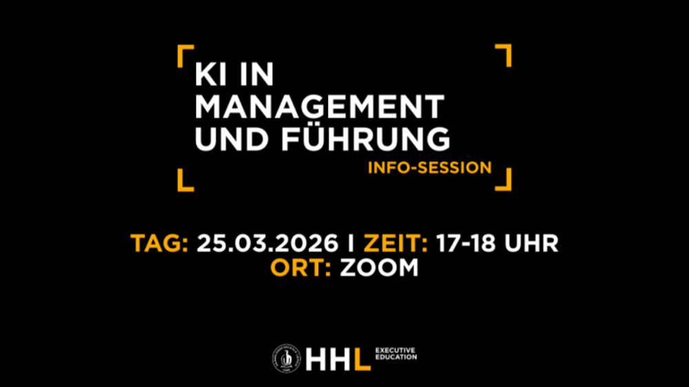 Interaktive Info-Session I KI in Management und Führung