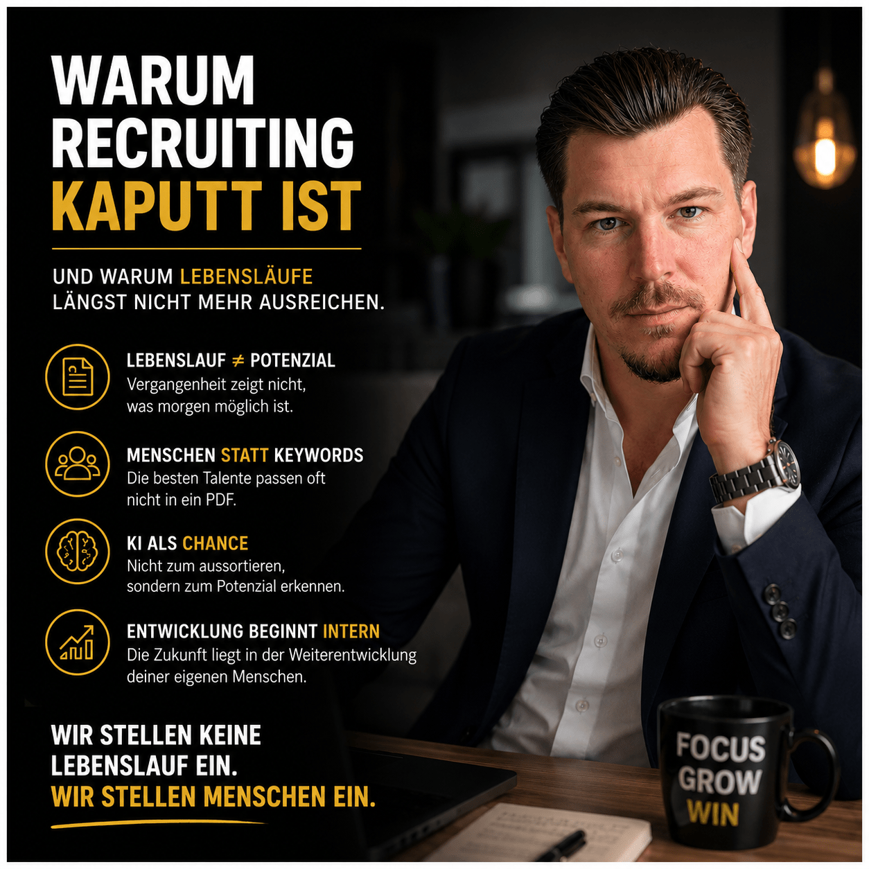 Warum Recruiting oft die falschen Menschen aussortiert