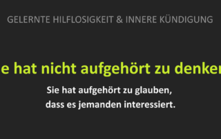 Wenn Mitarbeiter aufhören zu kämpfen