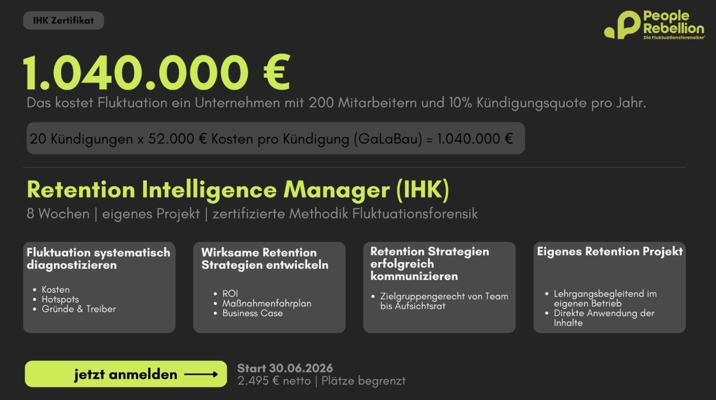 Retention Intelligence Manager (IHK)