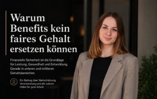 Warum Benefits kein faires Gehalt ersetzen können