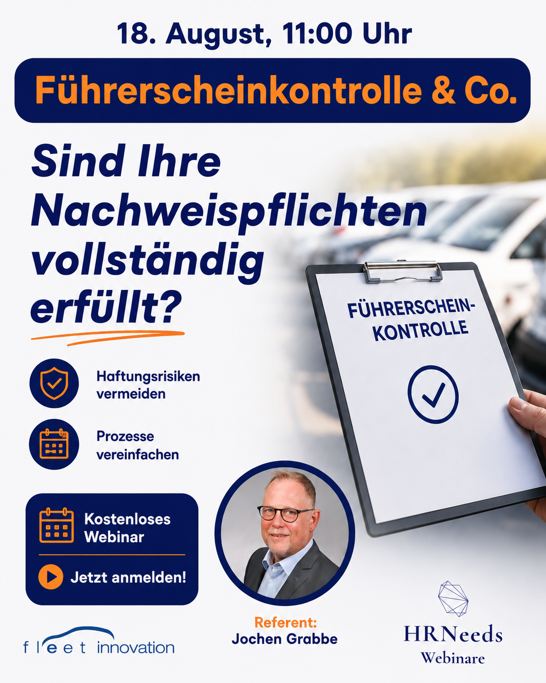 Haftungsrisiken vermeiden - digitale Führerscheinkontrolle!