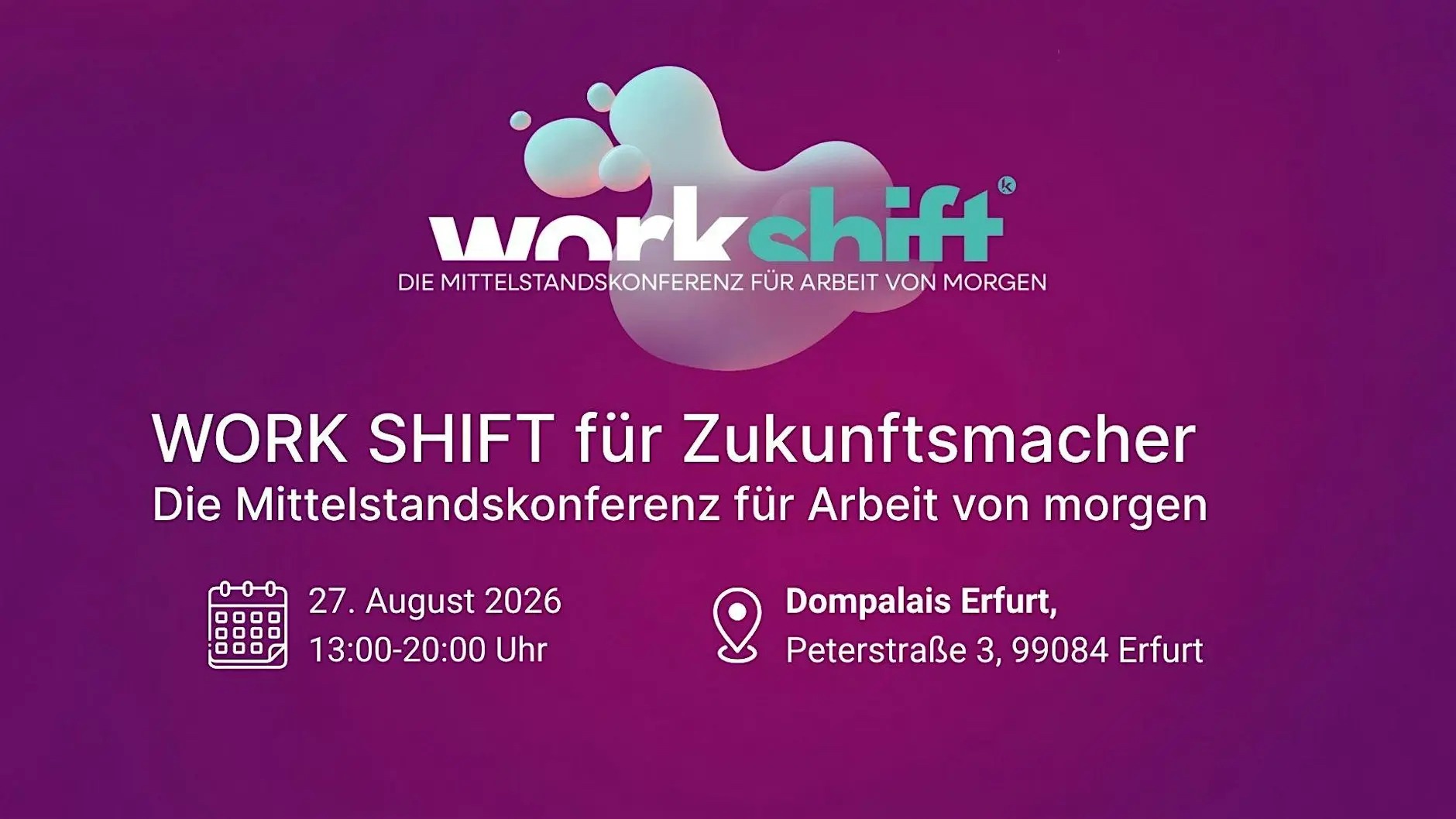 Work Shift 2026 für Zukunftsmacher