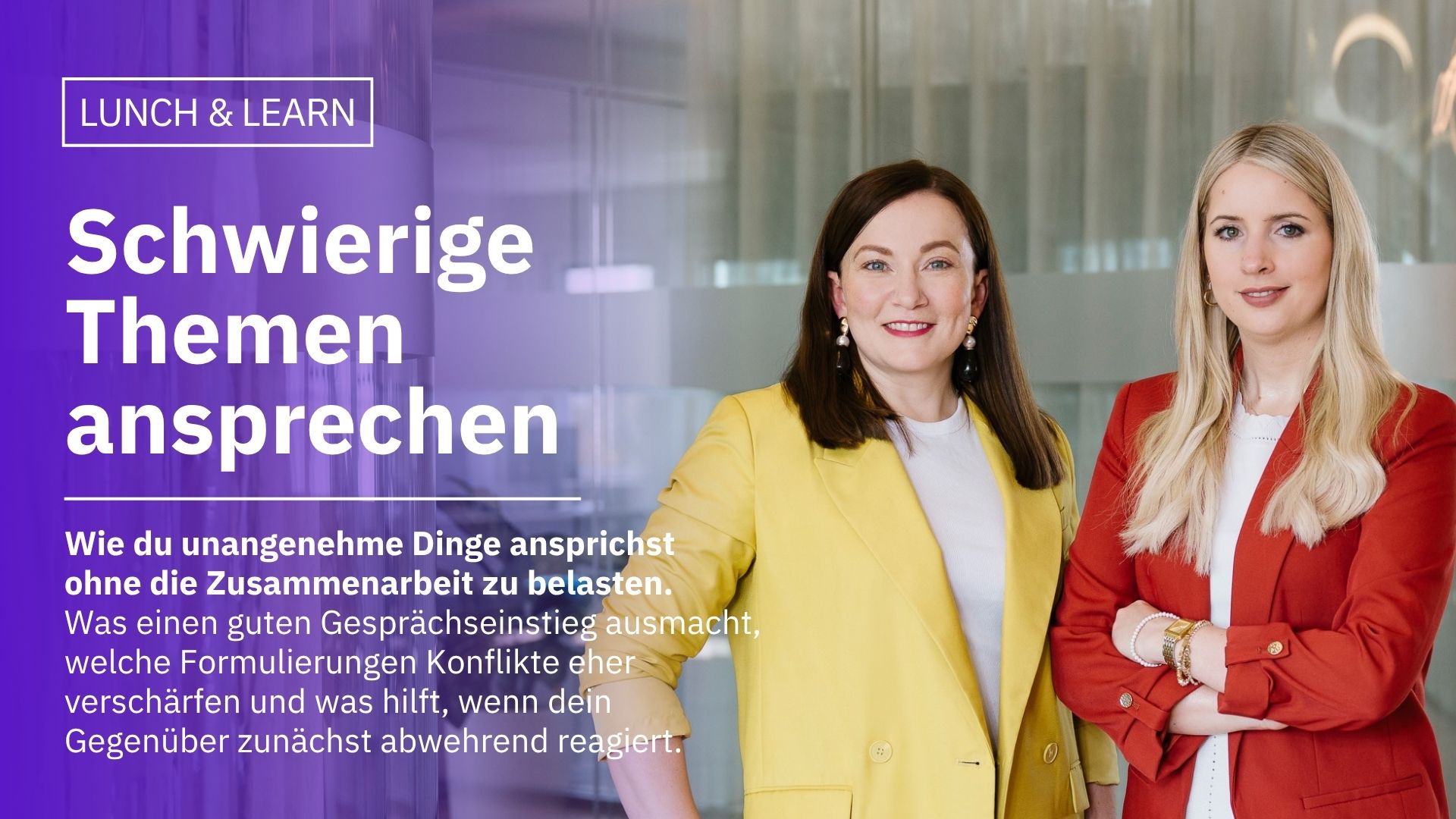 Lunch & Learn: Schwierige Themen ansprechen