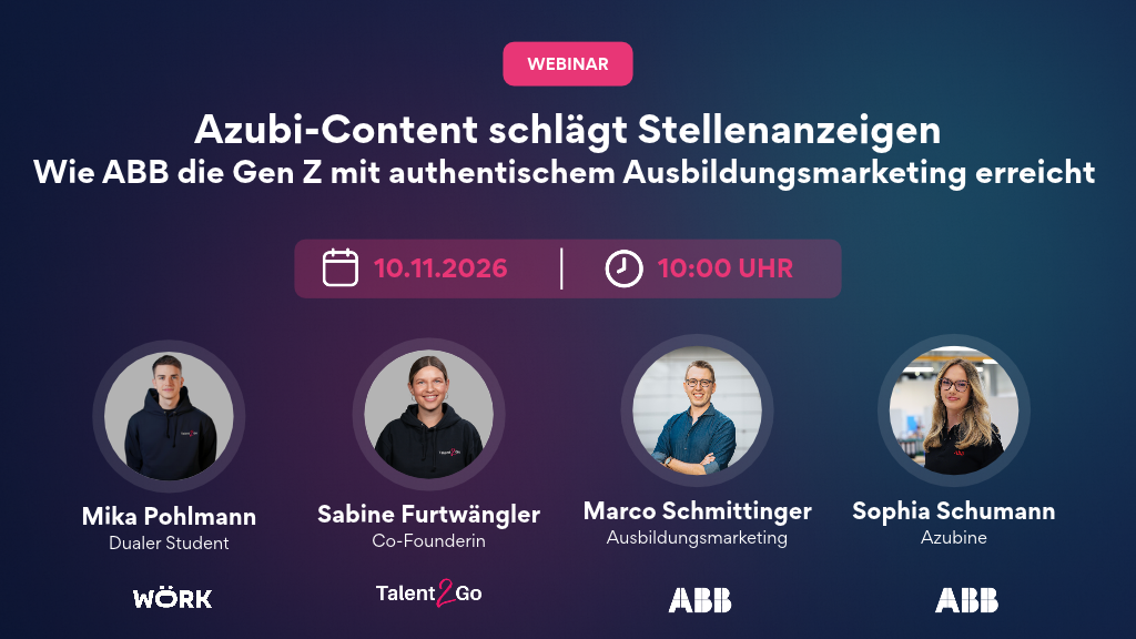 Azubi-Content schlägt Stellenanzeigen